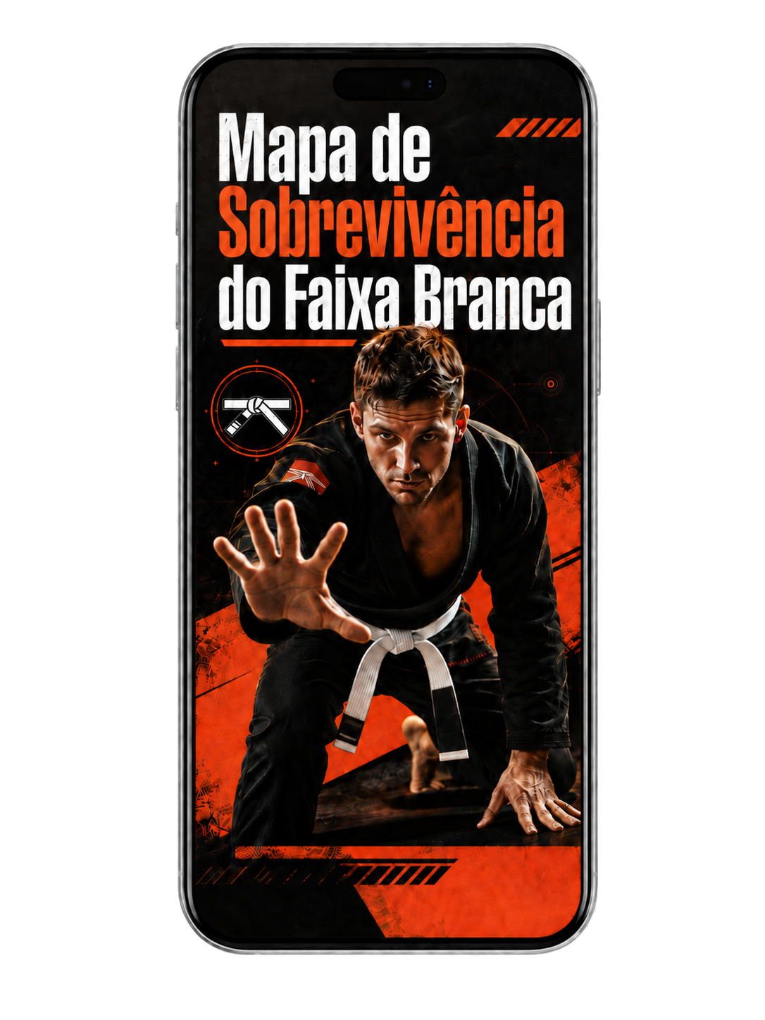 Mockup Mapa de Sobrevivência do Faixa Branca
