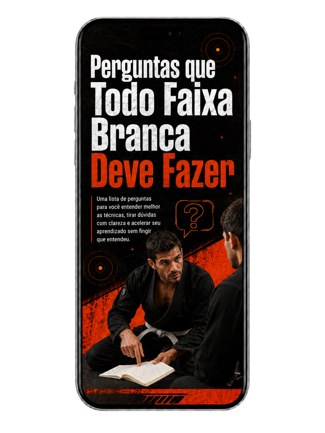 Mockup Perguntas que Todo Faixa Branca Deve Fazer